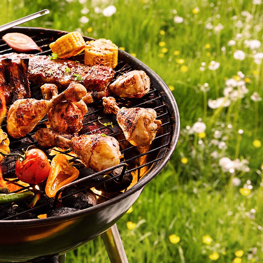 Grillen im Frühling